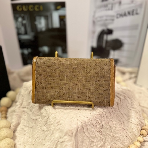 PROJECT Authentic Gucci Canvas and Leather Wallet - Picture 8 of 9